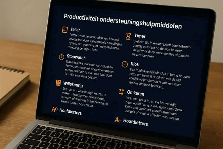 Productivity Support Tools