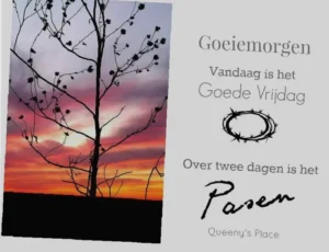 hoeveel dagen tot Goede Vrijdag