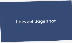 hoeveel dagen tot kerstmis