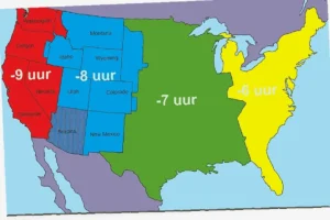 tijdverschil Nederland en Georgië