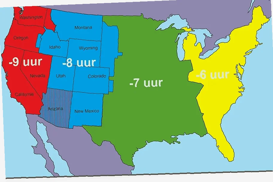 tijdverschil Nederland en Georgië