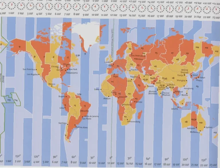 tijdverschil Nederland en Suriname