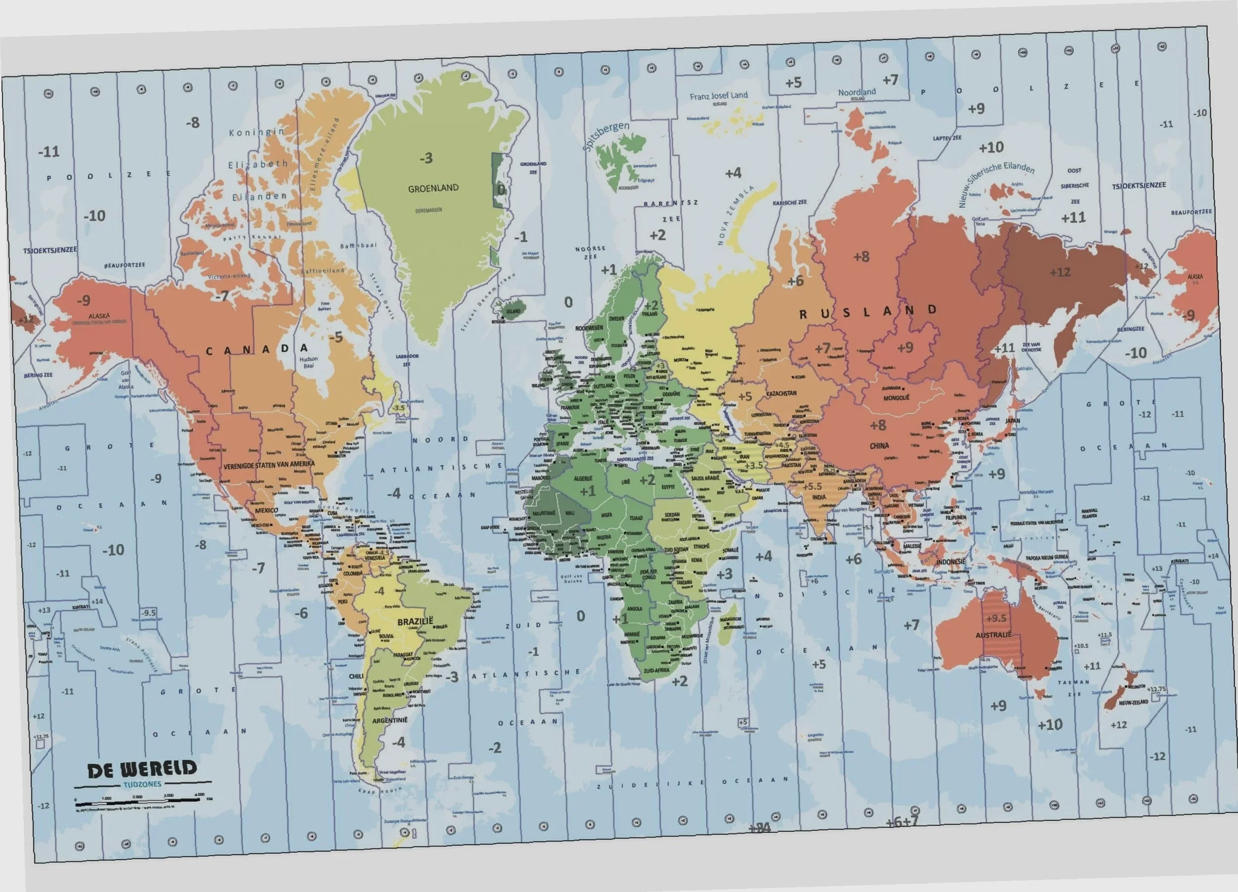 tijdverschil Nederland en Zimbabwe