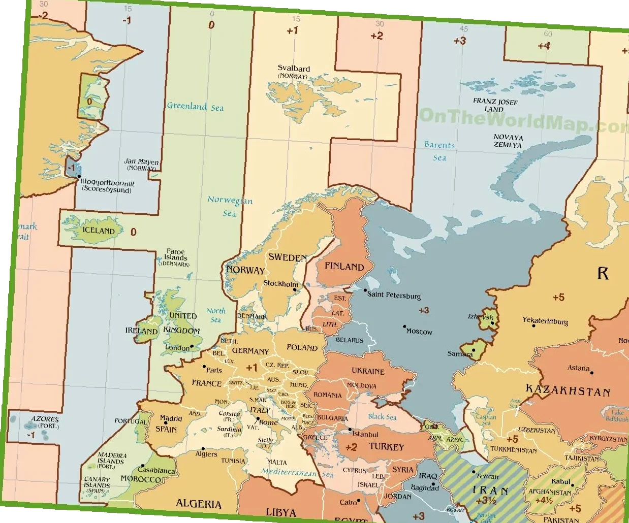 tijdzone van Colombo
