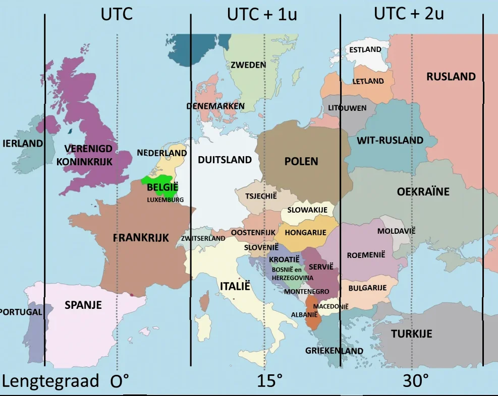 tijdzone van Dubai