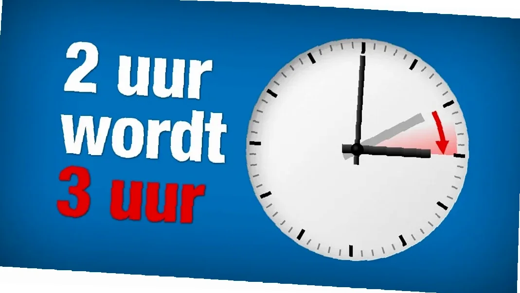 wanneer begint de zomertijd 2026