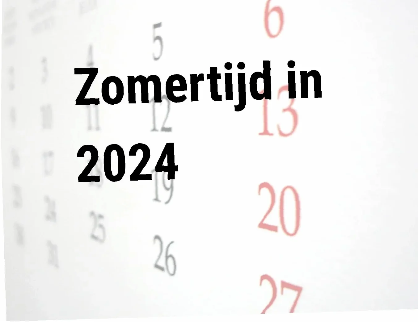 wanneer begint de zomertijd 2043