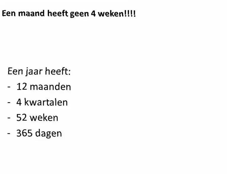 welke dag is het over 365 dagen